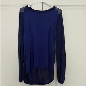 NWOT H&M Deep Blue/Purple Long Sleeve Top